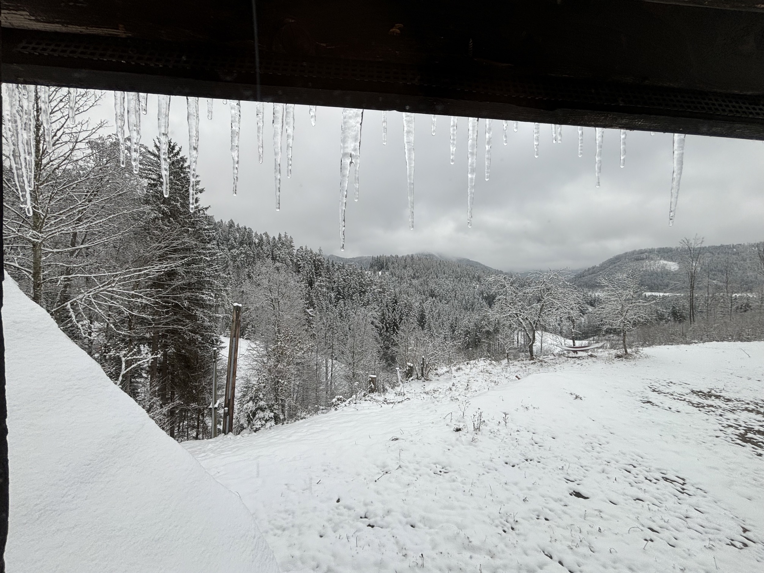 Alpines Design Chalet Amerikaner Hinterbreiteneben winter aussenansicht 4