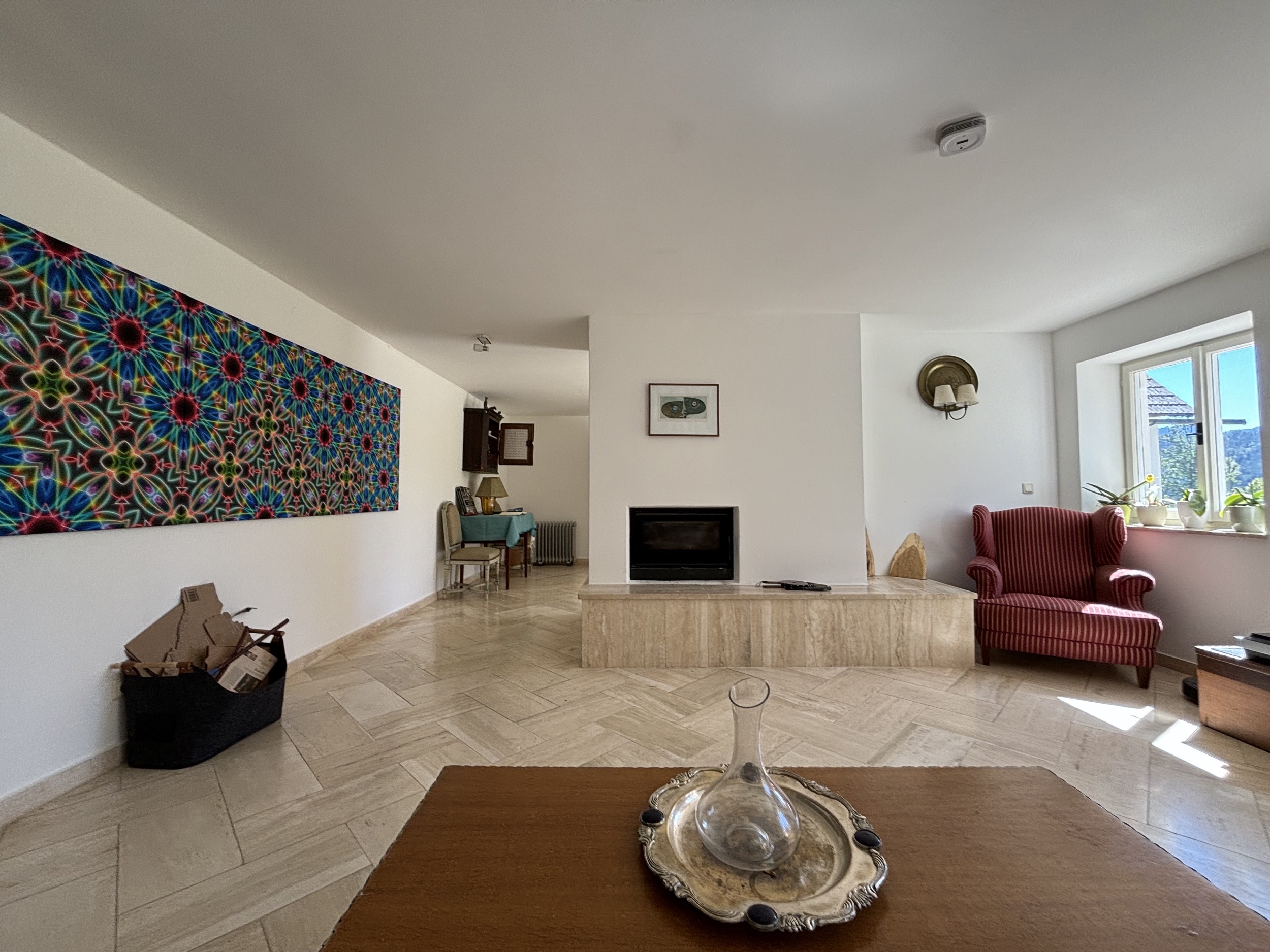 Alpines Design Chalet Amerikaner Hinterbreiteneben wohnzimmer 15