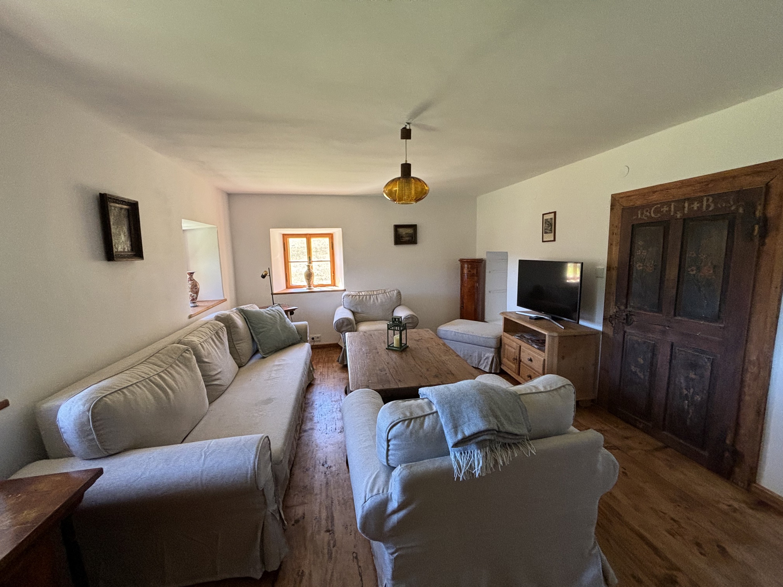 Alpines Design Chalet Amerikaner Hinterbreiteneben wohnzimmer 9