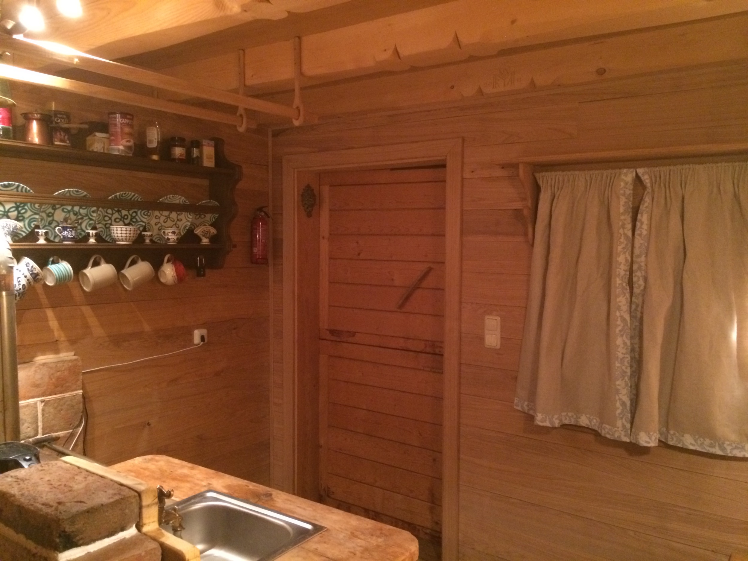 Holzknechthuette Eingangs tuere