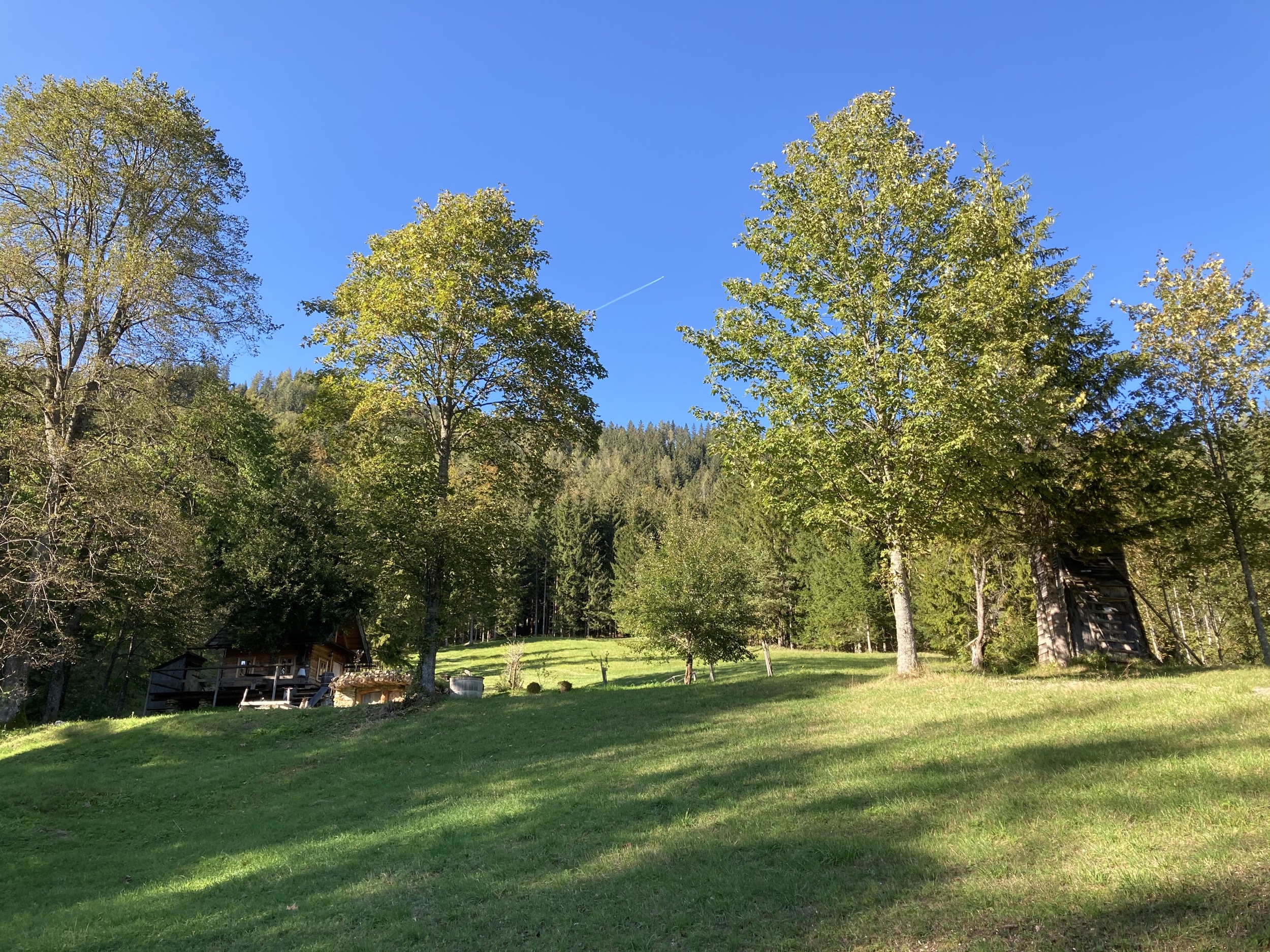 Holzknechthuette Fruehsommerblick